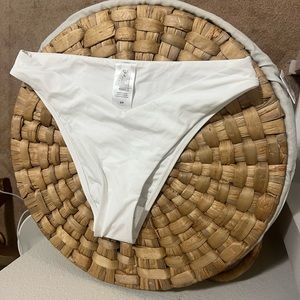 White bikini - Helen owen small bottoms and medium top brand new still with tag